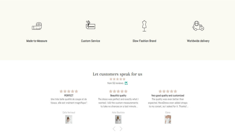 HaveDress store screenshot 3
