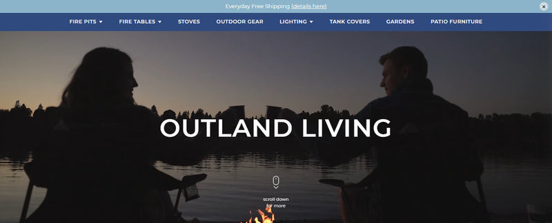 Outland Living store screenshot 1