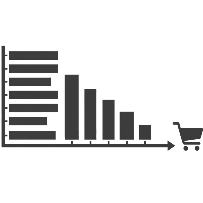 Illustration representing sales growth and store results